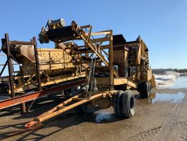 Portable Cedarapids 5' x 12' Single Deck Screening Plant (1 of 3)