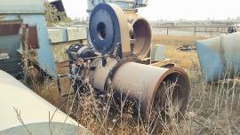 Stationary (8'x32') Standard Steel Dryer and baghouse (3 of 8)