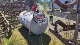 Stationary 1,000 Gallon Fuel Tank (5 of 5)