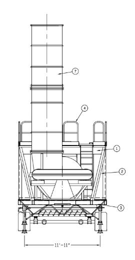 Portable 89,000 ACFM Gencor Baghouse (21 of 23)