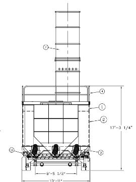 Portable 89,000 ACFM Gencor Baghouse (22 of 23)