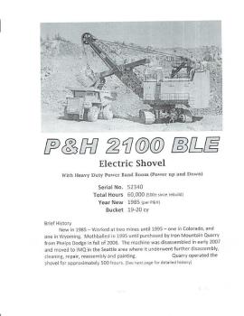 P&H 2100 BLE ELECTRIC SHOVEL (2 of 8)